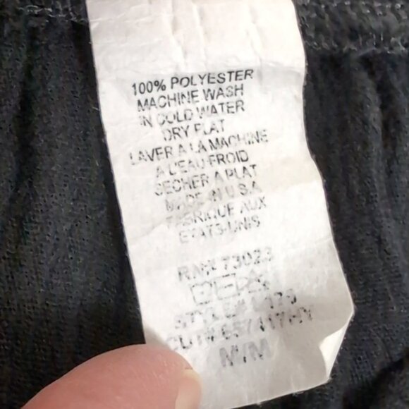3/$20 Seductions Black Harem Pants Elastic Waist Flowy Pull On Lightweight - Picture 7 of 8